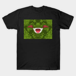 Green T-Rex Face T-Shirt